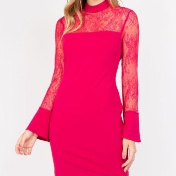 Fuchsia MINI DRESS - Picture 3 of 4